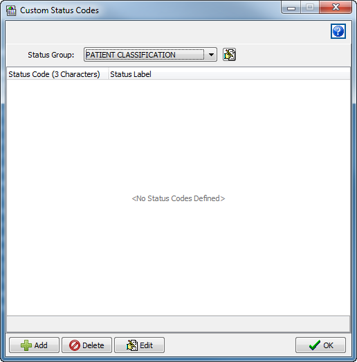 Status Code Editor
