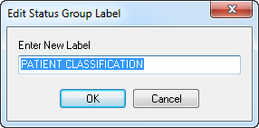 Status Group Label