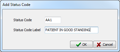 Add Status Code